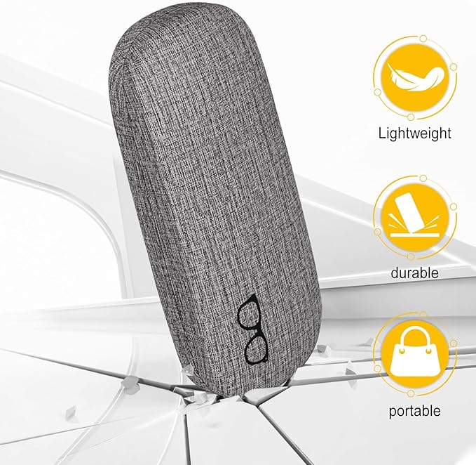 RayLove 3-Pack Hard Shell Eyeglasses Case Large Reading Glasses Hard Case