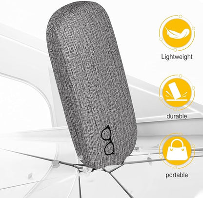RayLove 3-Pack Hard Shell Eyeglasses Case Large Reading Glasses Hard Case