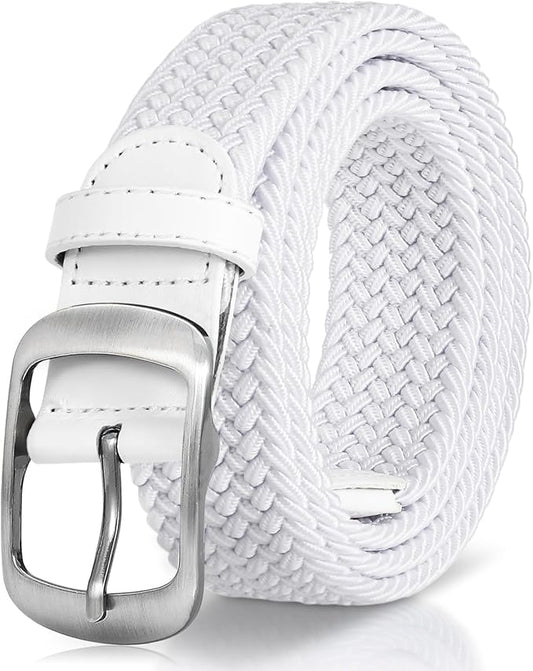 XZQTIVE Braided Belt Stretch Belt for Men and Women Multicolored Woven Golf Belt Elastic Jean Belts