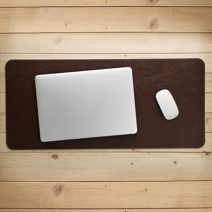 Londo Leather Extended Mouse Pad – Large Desk Mat for Office & Gaming, Smooth Writing Surface, Non-Slip Base, Durable & Stylish Workspace Accessory