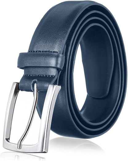 KM Legend Mens Genuine Leather Dress - Classic & Fashion For Work Business And Casual Belt