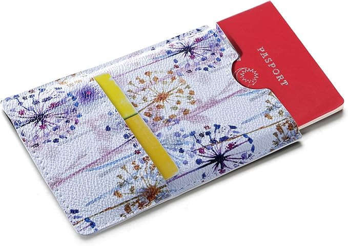 XEYOU Passport Holder Cover - Ultra Slim Premium Vegan Leather Travel Wallet Case Cover