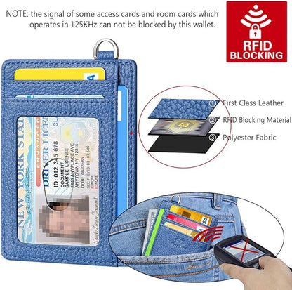 FurArt Slim Minimalist Wallet, Front Pocket Wallets, RFID Blocking, Credit Card Holder for Men