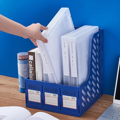 Large A4 Paper Storage Box 6 Pcs, 8.5 x 11 Project Case for US letter, Thick Scrapbook Storage Boxes Craft Storage Box Art Supplies Storage and Organization (12.59 x 9.45 x 1.18 inches)
