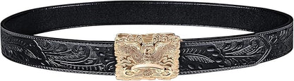 Dubulle Designer Mens Belts, Sliding Automatic Buckle Ratchet Dress Belt TOP Genuine Leather Strap Gifts