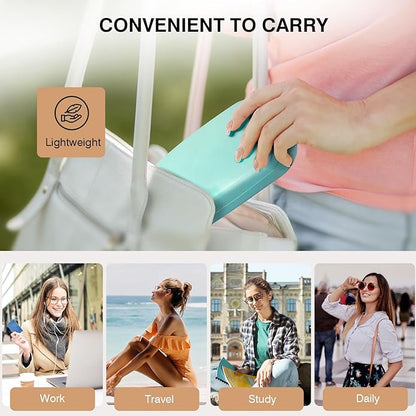 Marvolia Glasses Case Hard Shell - PU Leather Eyeglass Cases Eyeglasses Case for Sunglasses Eye Glasses Cases