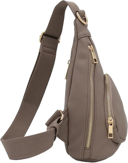 FashionPuzzle Compact Triangle Sling Bag | Compact