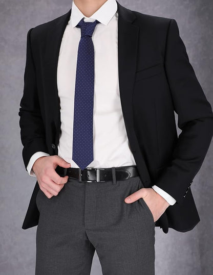 Steve Madden Men's Reversible Men's Dress Casual Every Day Leather Belt