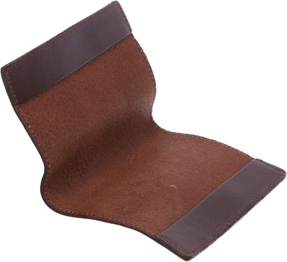 100% Soft Leather Passport Cover - Plain Leather Holder Slim Sleeve Case
