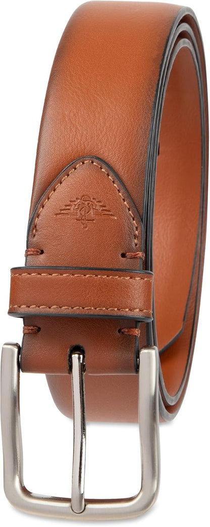 Dockers Men's Leather Casual Belt, Everyday Style (Regular and Big & Tall Sizing)