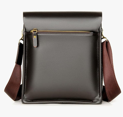 Mens Crossbody Bag, Leather Messenger Shoulder Bag for Women Men Purse Travel Work Business | Leather, Messenger, Purse, Travel, Work, Business