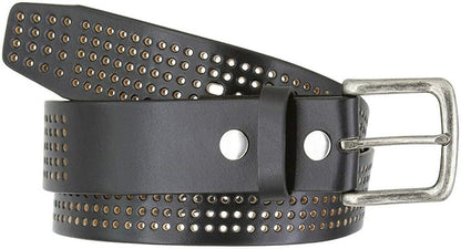 Western Floral Engraved Embossed Tooled Genuine Leather Belt Strap or Belt 1-1/2"(38mm) Wide, Multi-Style Options