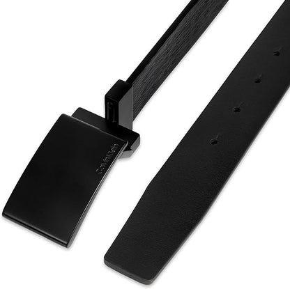 Calvin Klein Men’s Reversible Leather Belt - 2‑in‑1 Versatile Modern Style