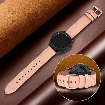 Vancle Quick Release Genuine Leather Watch Band 20mm 22mm Watch Strap, Top Grain Leather Watch bands for Men Women