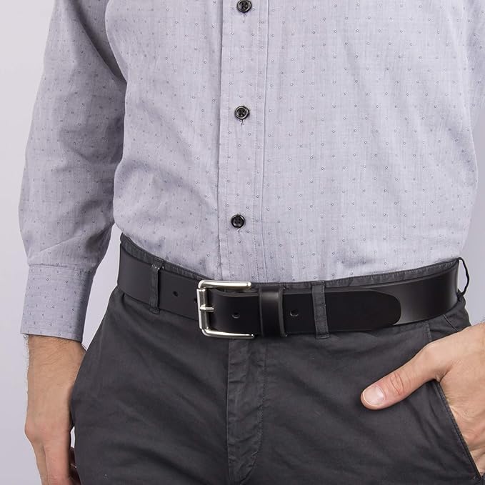 Dockers Men's Leather Casual Belt, Everyday Style (Regular and Big & Tall Sizing)
