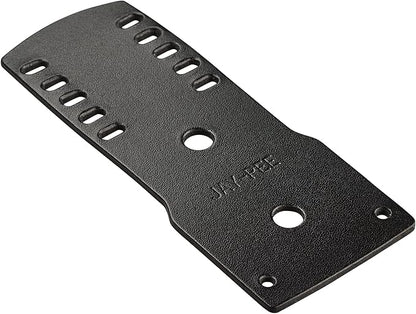 Jay-Pee Police Citation Badge Holder Name Tag Holder Five Bars Black Leather