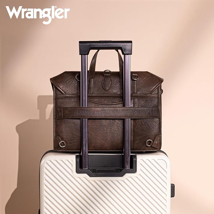 Wrangler Laptop Bag for Women Messenger Bag Briefcase Computer Backpack Convertible Satchel Bag