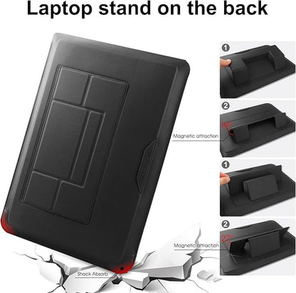 HoYiXi 13 Inch Laptop Sleeve Case Bag Compatible with MacBook Neo 2026/MacBook Air 13 M1 M2 2022-2018/MacBook Pro 13 M2 2022-2016/Surface Pro 8 2021/Surface Go 3 13-13.6'' Dell HP ASUS Acer PC, Black
