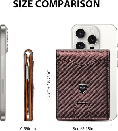 Money Clip Wallet for Men Slim Bifold Credit Card Holder Wallet Minimalist RFID Blocking Front Pocket Wallet
