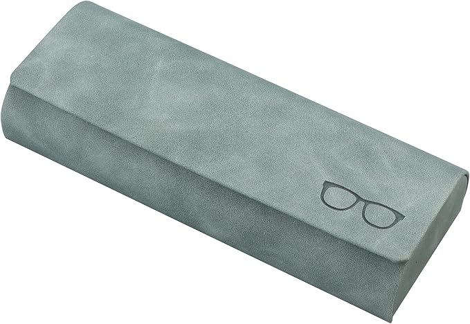 LifeArt Eyeglass Case Hard Shell, Portable Sunglass Case for Women and Men, fashionable PU Leather Eyeglass Case, Lightweight