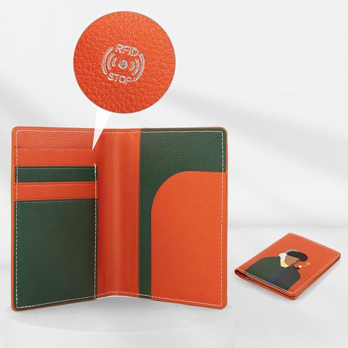 Passport Holder for Travel Essentials, Passport Wallet Cover Case for Travel Must Haves Accessories, Passport Book Holders for Women & Men, 5.7" x 4.1"