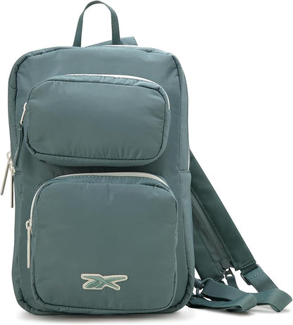 Reebok Unisex Crossbody Sling Bags – Compact Convertible Strap Cross Body Bag Travel Sling Bag - Gym & Travel Essential, Mikayla Green