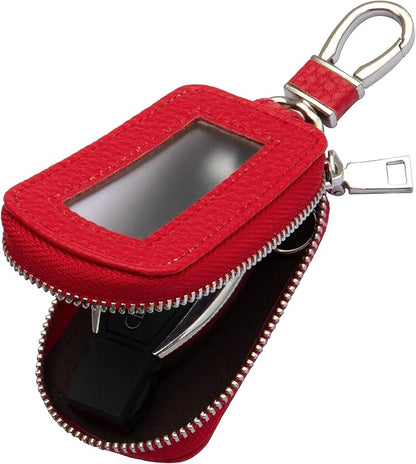 Yuoyar Premium Leather Key Fob Case - Universal Car Key Holder