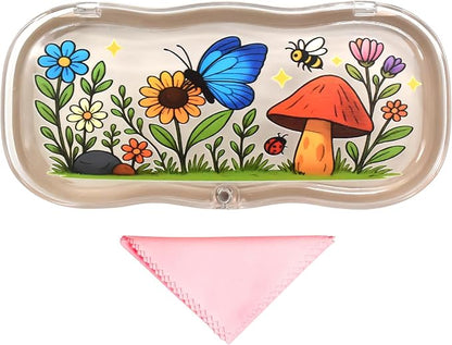 Glasses Case Hard Shell, Cute Sunglasses Case, Glass Cases for Eyeglasses Women, Reading Eye Glass Cases