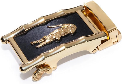 Barry.Wang Mens Belts Leather Ratchet Automatic Buckle Slide Click 1 3/8" Designer Dress Fashion Classic Casual Work Business