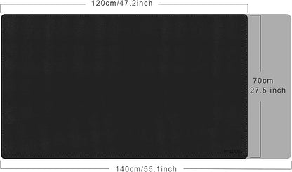 Mydours 48"x28" XXL Desk Mat, Large Desk Pad, PU Leather Desk Pad for Computer Keyboard & Mouse Setup, Full Mat for Office Work, Mega Mouse Pad Surface for Standing Desk Workstation