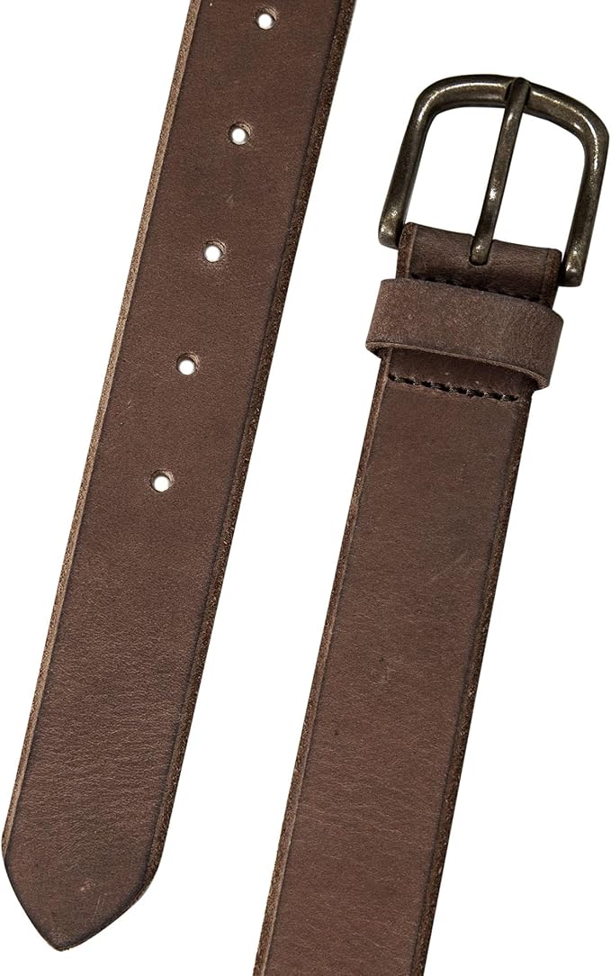 Lucky Brand Men's Jeans Leather Belt| Classic| Casual| Dress| Everyday| American Heritage| Genuine Leather| Metal Buckle