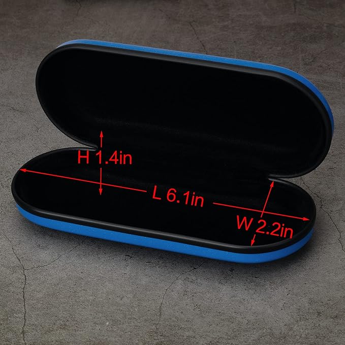 Vemiss Hard Shell Eyeglass Cases, Lightweight Portable Glasses Case for Women Men