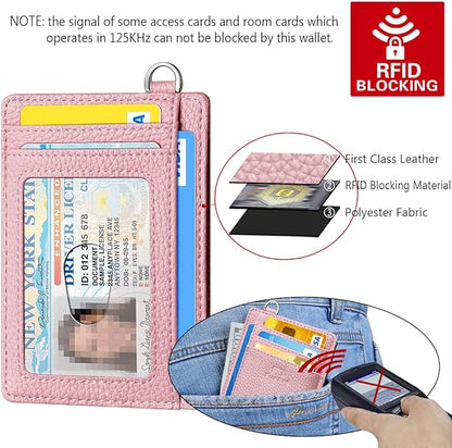 FurArt Slim Minimalist Wallet, Front Pocket Wallets, RFID Blocking, Credit Card Holder for Men