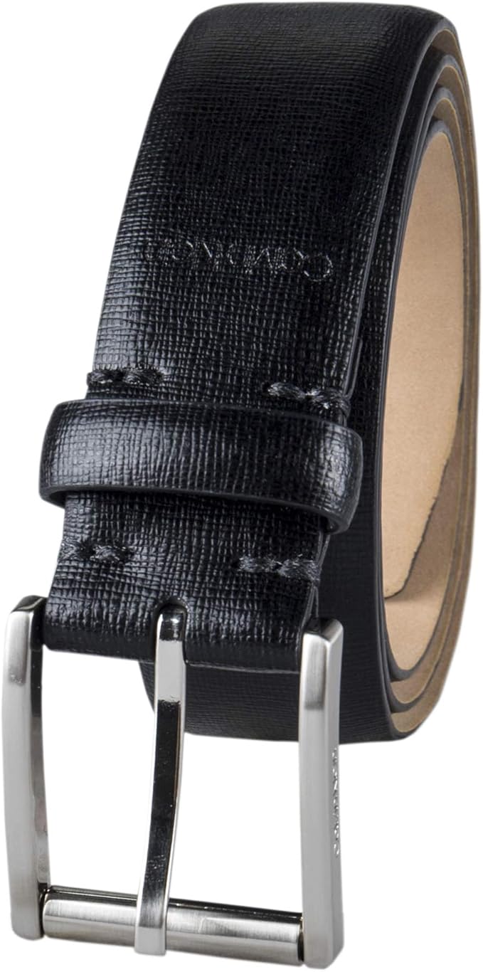 Calvin Klein Men's Dress & Casual Belt – Sleek Ck Design for for Work, Jeans & Everyday Fashion