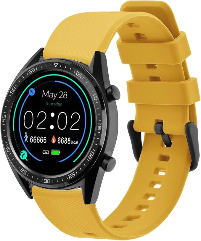 BISONSTRAP Watch Strap 18mm 19mm 20mm 21mm 22mm, Quick Release Silicone Watch Bands for Men Women