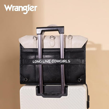 Wrangler Laptop Bag for Women Messenger Bag Briefcase Computer Backpack Convertible Satchel Bag