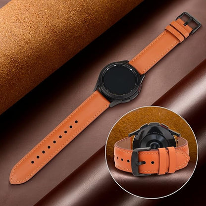 Vancle Quick Release Genuine Leather Watch Band 20mm 22mm Watch Strap, Top Grain Leather Watch bands for Men Women