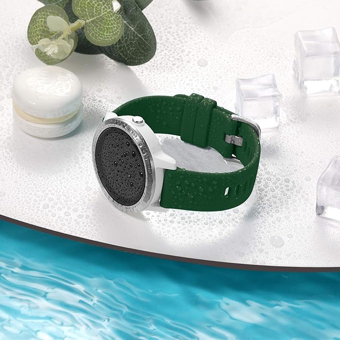 GEAK Compatible with Garmin Venu Sq Watch Band/Vivoactive 5 Watch Bands/Vivoactive 3 Watch Bands Women Men, Sport 20mm Quick Release Watch Band for Forerunner 245/645/Garmin Venu Sq Band/Venu Green