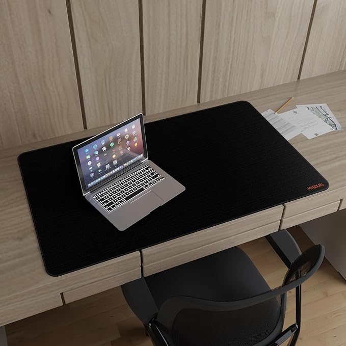 Mydours 40" x 24" Extended Gaming Mouse Pad, Large Desk Mat with Superior Micro-Weave Surface, Water Resist Keyboard Mousepad with Non-Slip Rubber Base, Laptop Desk Pad for Office and Home, Black