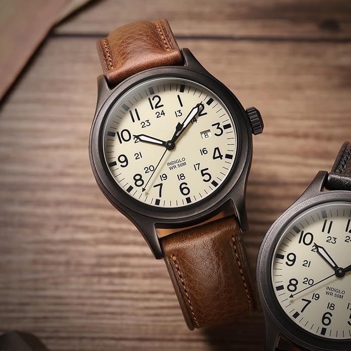 Getalia Italian leather Watch Band Tuscany Natural Vegetable-Tanned Full Grain Leather,14mm 16mm 18mm 19mm 20mm 21mm 22mm Quick Release Replacement Watch Straps for Men and Women Thick and Soft