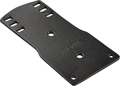 Jay-Pee Police Citation Badge Holder Name Tag Holder Three Bars Black Leather