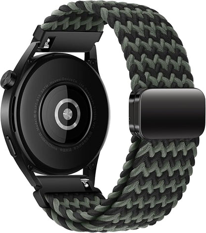 Mazoft Braided Sport Band Compatible with Samsung Galaxy Watch Band 7/FE/6/5/4/3 & Watch 5 Pro & 6/4 Classic &Gear S3/S2, 20mm & 22mm watch band for Samsung Watch 47mm 46mm 45mm 44mm 40mm 43/42/41mm