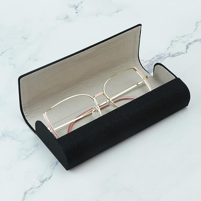VisionGlobal Hard Shell Eyeglass Case for Eyeglasses and Sunglasses for Men/Women and Kids