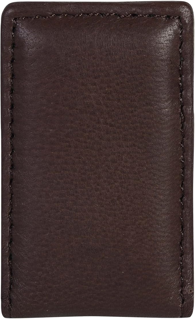 LB LEATHERBOSS Men's New Leather Strong Magnetic Money Clip