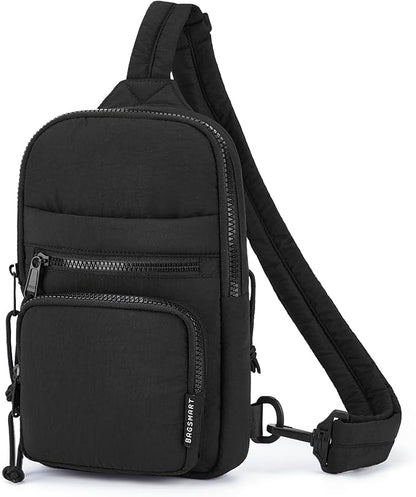 BAGSMART Crossbody Sling Bags for Women, Small Crossbody Purse Fanny Packs with Adjustable Strap, Sling Backpck for travel