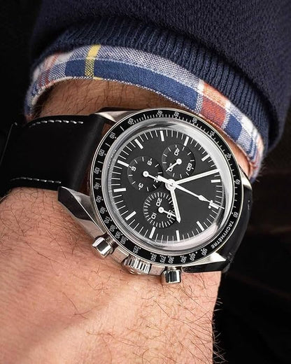 Ritche Christmas Gift Quick Release Leather Watch Bands Genuine Watch Straps for Men Women Top Grain Leather Watch Strap, White Elephant Gifts, Stocking Stuffers for Men, Father's Day gifts