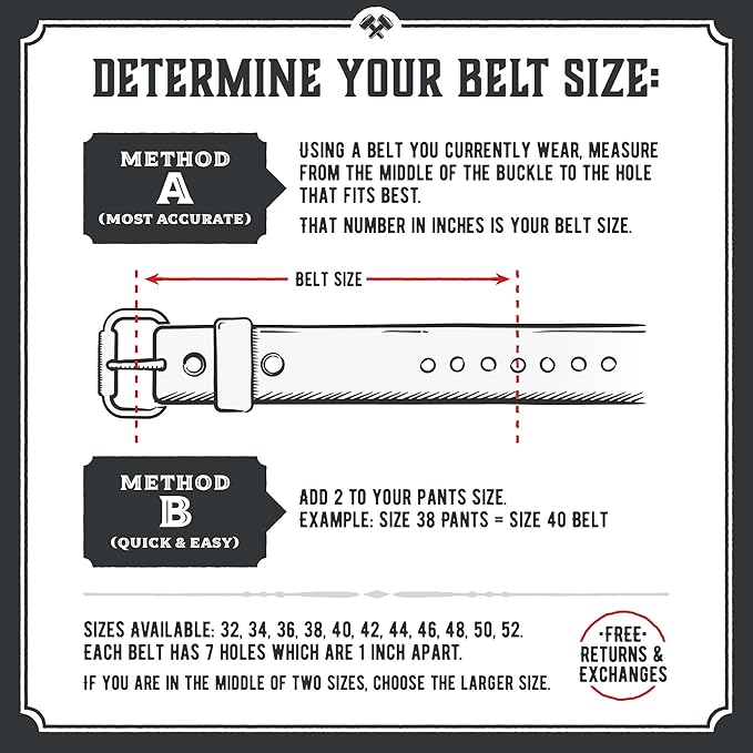 American Made Leather Belts for Men | Men's Leather Belt | Made in the USA Mens Belt
