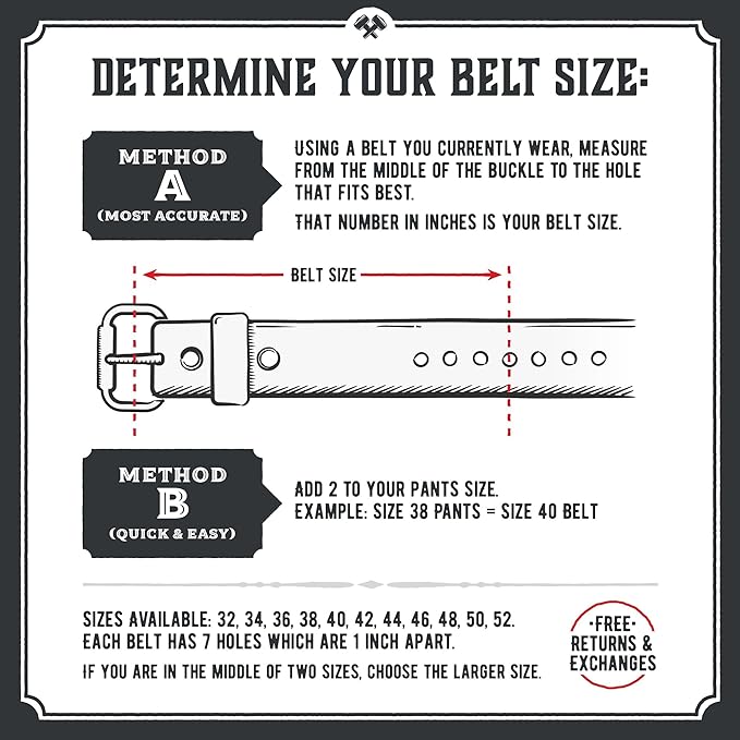 American Made Leather Belts for Men | Men's Leather Belt | Made in the USA Mens Belt