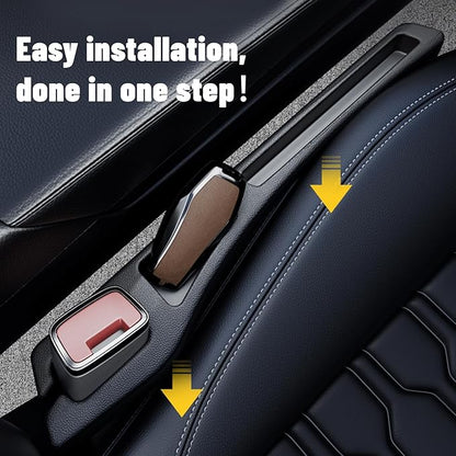 Car Seat Gap Filler Set of 2, Car Organizers and Storage, Car Accessories Fit Sedan SUV Truck, Black