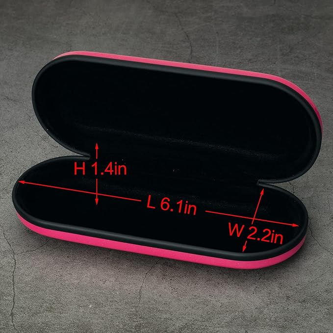 Vemiss Hard Shell Eyeglass Cases, Lightweight Portable Glasses Case for Women Men